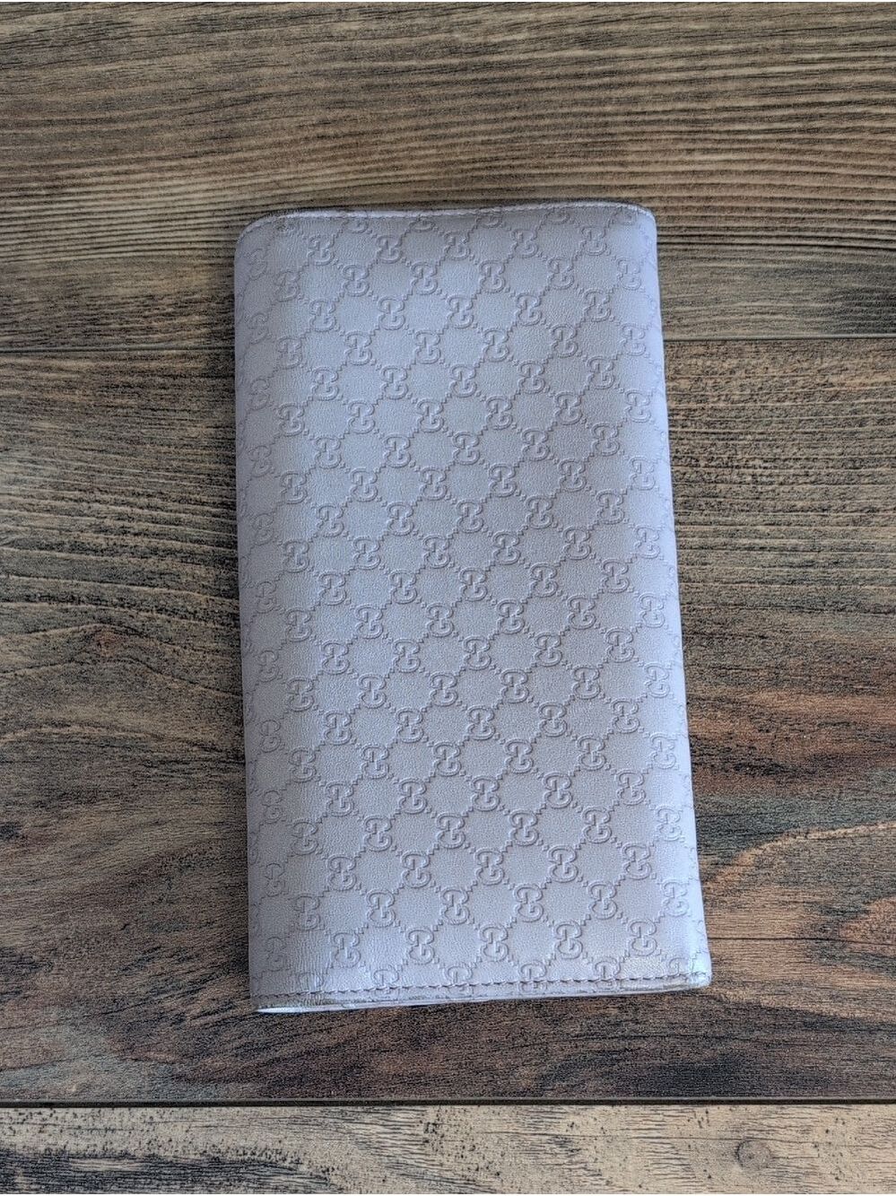 Gucci Micro Guccissima Lavender Italian Leather Vintage Continental Long Wallet - Picture 2 of 14